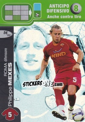 Figurina Philippe Mexes - Calciatori Challenge 2008-2009 - Panini