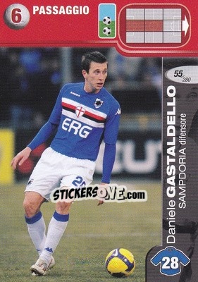 Sticker Daniele Gastaldello - Calciatori Challenge 2008-2009 - Panini