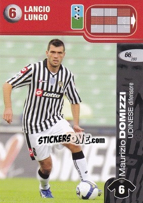 Sticker Maurizio Domizzi - Calciatori Challenge 2008-2009 - Panini