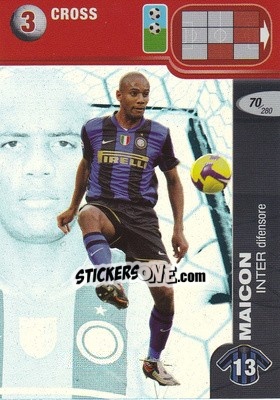 Sticker Maicon - Calciatori Challenge 2008-2009 n. 70 - Panini