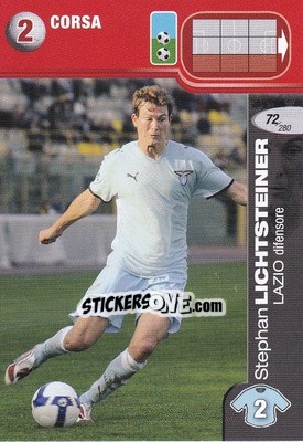 Sticker Stephan Lichtsteiner - Calciatori Challenge 2008-2009 - Panini