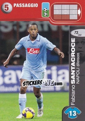 Sticker Fabiano Santacroce - Calciatori Challenge 2008-2009 - Panini