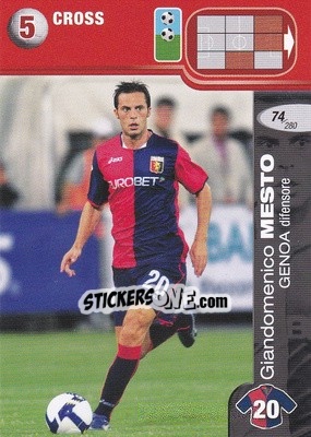Sticker Giandomenico Mesto - Calciatori Challenge 2008-2009 - Panini