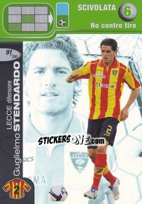 Cromo Guglielmo Stendardo - Calciatori Challenge 2008-2009 - Panini