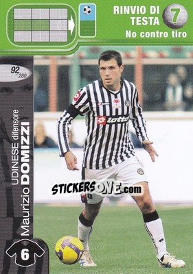 Cromo Maurizio Domizzi - Calciatori Challenge 2008-2009 - Panini