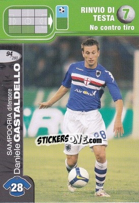 Sticker Daniele Gastaldello - Calciatori Challenge 2008-2009 - Panini