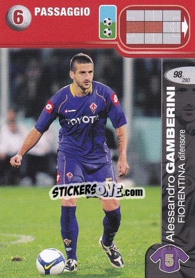 Sticker Alessandro Gamberini - Calciatori Challenge 2008-2009 - Panini