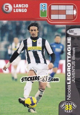 Figurina Nicola Legrottaglie - Calciatori Challenge 2008-2009 - Panini