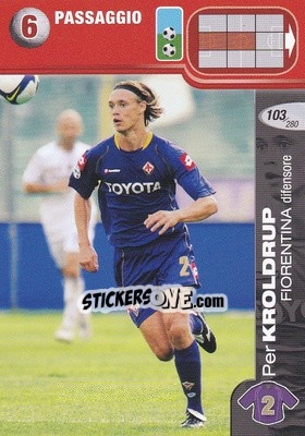 Sticker Per Kroldrup - Calciatori Challenge 2008-2009 - Panini