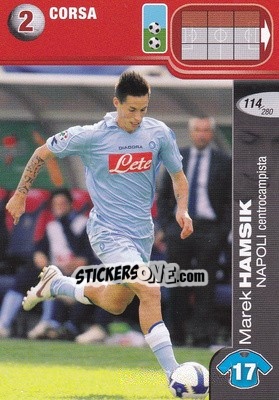Cromo Marek Hamsik - Calciatori Challenge 2008-2009 n. 114 - Panini