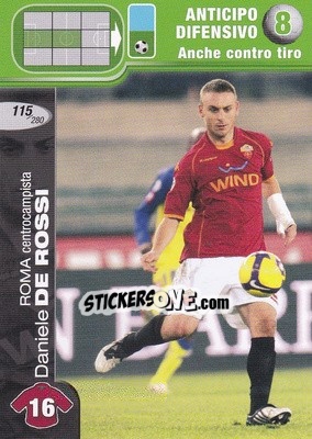 Cromo Daniele De Rossi - Calciatori Challenge 2008-2009 - Panini