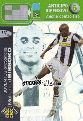 Figurina Mohamed Sissoko - Calciatori Challenge 2008-2009 - Panini