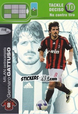 Figurina Gennaro Gattuso - Calciatori Challenge 2008-2009 - Panini