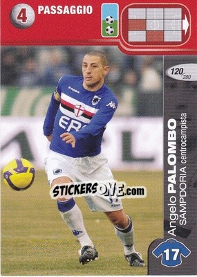 Figurina Angelo Palombo - Calciatori Challenge 2008-2009 - Panini