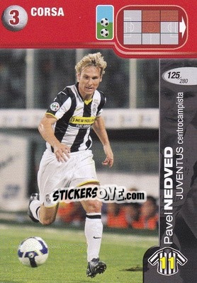 Cromo Pavel Nedved - Calciatori Challenge 2008-2009 - Panini