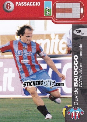Sticker Davide Baiocco - Calciatori Challenge 2008-2009 - Panini