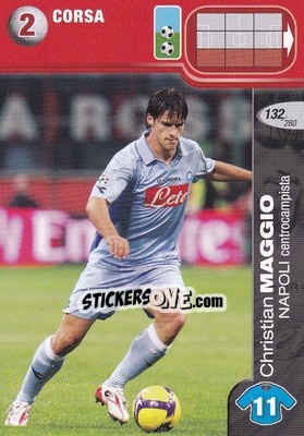 Figurina Christian Maggio - Calciatori Challenge 2008-2009 - Panini