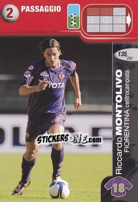 Figurina Riccardo Montolivo - Calciatori Challenge 2008-2009 - Panini