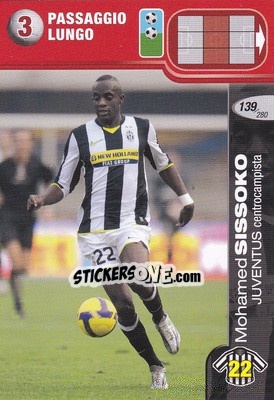 Sticker Mohamed Sissoko - Calciatori Challenge 2008-2009 - Panini