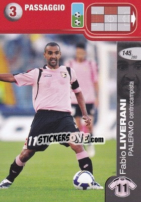 Sticker Fabio Liverani - Calciatori Challenge 2008-2009 - Panini