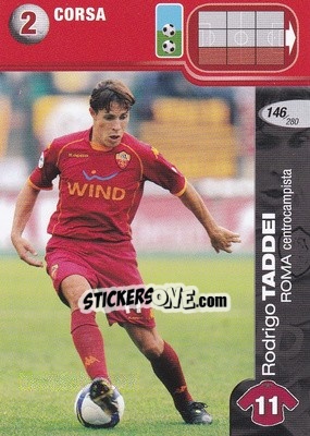 Sticker Rodrigo Taddei - Calciatori Challenge 2008-2009 - Panini