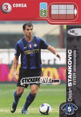 Sticker Dejan Stankovic - Calciatori Challenge 2008-2009 - Panini