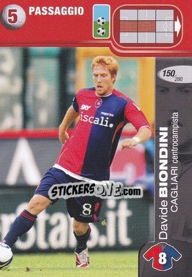 Sticker Davide Biondini - Calciatori Challenge 2008-2009 - Panini