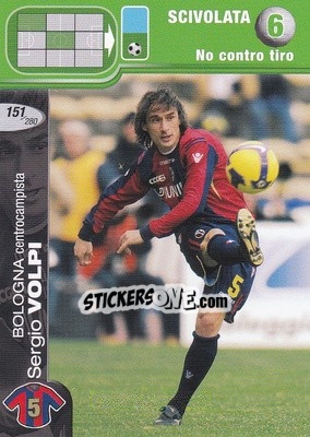 Cromo Sergio Volpi - Calciatori Challenge 2008-2009 - Panini