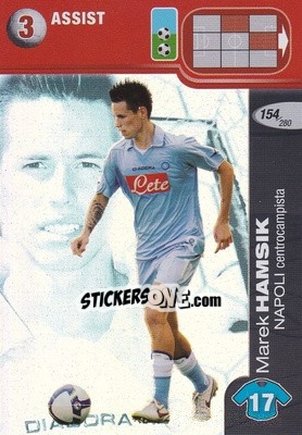 Cromo Marek Hamsik - Calciatori Challenge 2008-2009 n. 154 - Panini