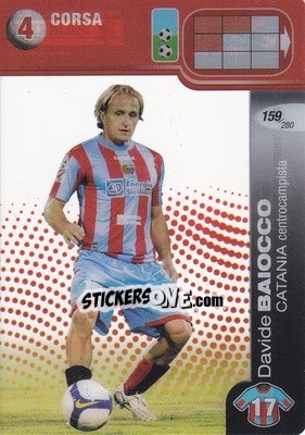 Sticker Davide Baiocco - Calciatori Challenge 2008-2009 - Panini