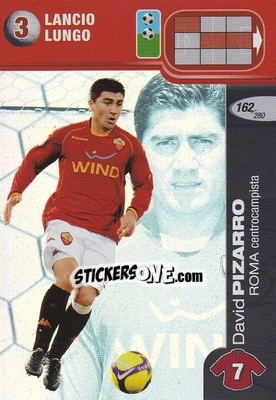 Sticker David Pizarro - Calciatori Challenge 2008-2009 - Panini