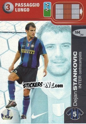 Sticker Dejan Stankovic - Calciatori Challenge 2008-2009 n. 164 - Panini