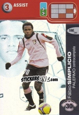 Sticker Fábio Símplicio - Calciatori Challenge 2008-2009 n. 166 - Panini