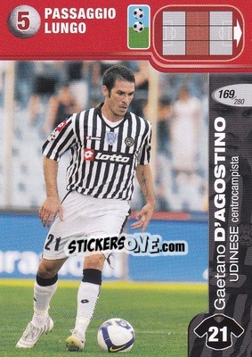 Figurina Gaetano D'Agostino - Calciatori Challenge 2008-2009 - Panini