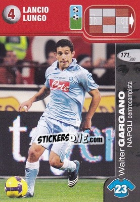 Figurina Walter Gargano - Calciatori Challenge 2008-2009 - Panini