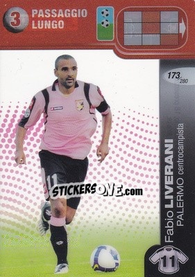 Sticker Fabio Liverani - Calciatori Challenge 2008-2009 - Panini