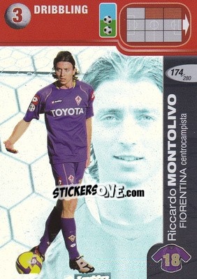 Sticker Riccardo Montolivo - Calciatori Challenge 2008-2009 - Panini