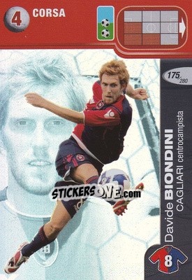 Sticker Davide Biondini - Calciatori Challenge 2008-2009 - Panini