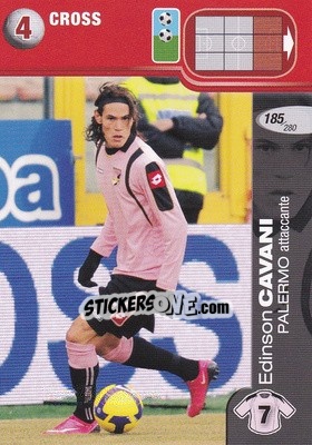 Sticker Edinson Cavani - Calciatori Challenge 2008-2009 n. 185 - Panini