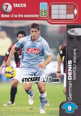 Figurina German Denis - Calciatori Challenge 2008-2009 - Panini