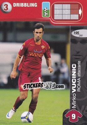 Sticker Mirko Vucinic - Calciatori Challenge 2008-2009 - Panini