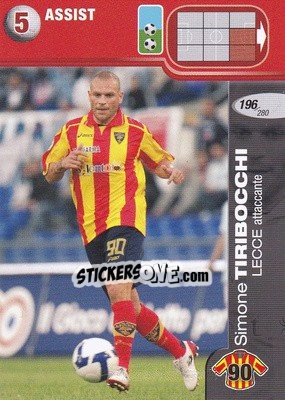 Sticker Simone Tiribocchi - Calciatori Challenge 2008-2009 - Panini