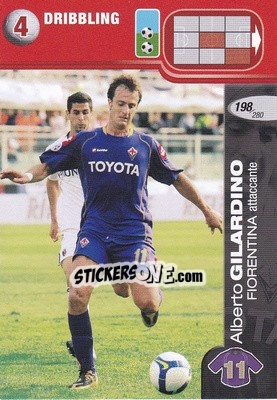 Figurina Alberto Gilardino - Calciatori Challenge 2008-2009 - Panini