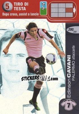 Cromo Edinson Cavani - Calciatori Challenge 2008-2009 - Panini