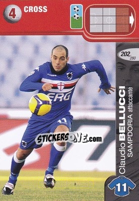 Cromo Claudio Bellucci - Calciatori Challenge 2008-2009 - Panini