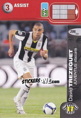 Sticker David Trezeguet - Calciatori Challenge 2008-2009 - Panini