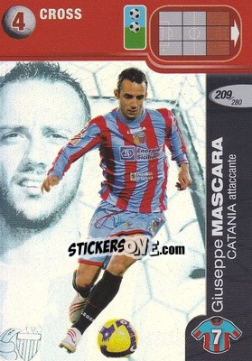 Figurina Giuseppe Mascara - Calciatori Challenge 2008-2009 - Panini