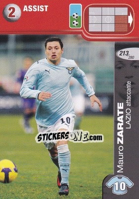 Sticker Mauro Zarate - Calciatori Challenge 2008-2009 - Panini