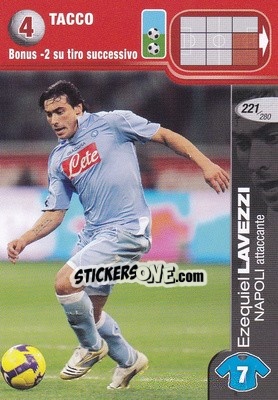 Sticker Ezequiel Lavezzi - Calciatori Challenge 2008-2009 - Panini