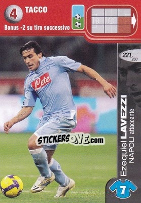 Figurina Ezequiel Lavezzi - Calciatori Challenge 2008-2009 - Panini